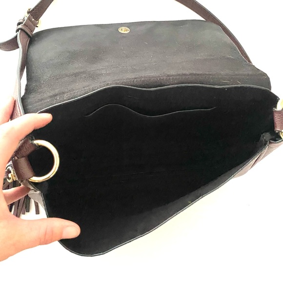 Calvin Klein Purple Tassel Shoulder Bag - Picture 4 of 9